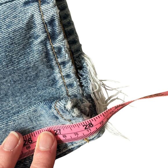 AGOLDE Mia Mid Rise Straight Jean Rule Wash Distressed - Picture 10 of 11